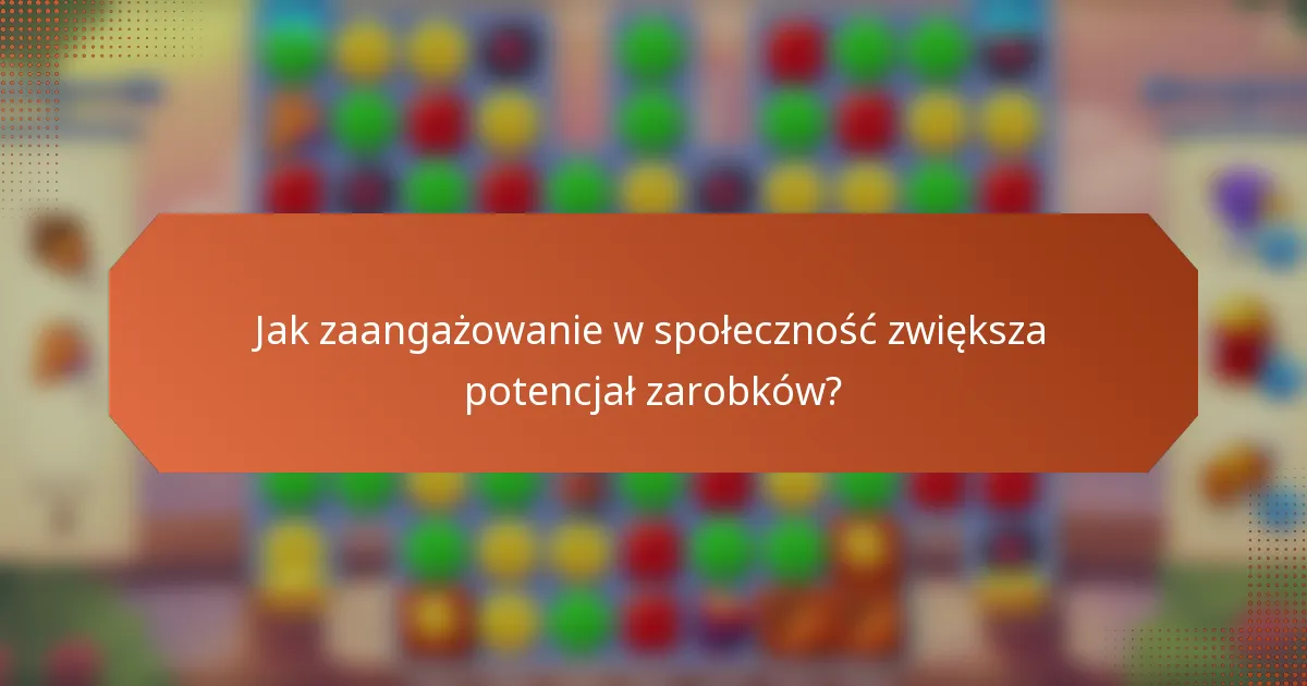 Jak zaangażowanie w społeczność zwiększa potencjał zarobków?